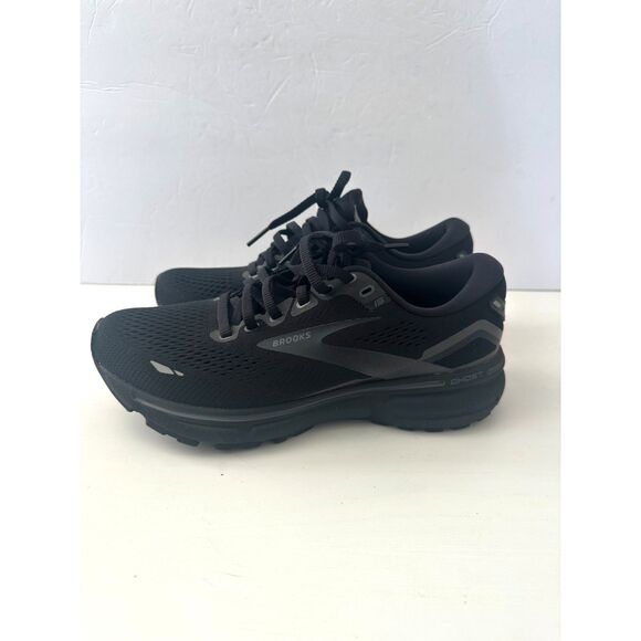 Brooks Women's Ghost 15 Neutral Running Shoe-Ebony/Black/Oyster Size 6.5 - Picture 1 of 6